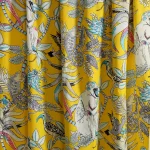 Pack Of 48 PC Yellow Handmade Print Cotton Napkins - Image 8