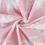 Pink & White Block Flower Print Napkins Sets - Image 7