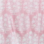 Pink & White Block Flower Print Napkins Sets - Image 8