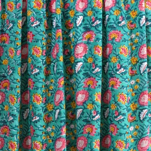 Premium Quality Green Floral Print Cotton Napkins - Image 5