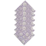 Purple Boho Floral Print Table Napkins Set - Image 3