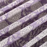 Purple Boho Floral Print Table Napkins Set - Image 7