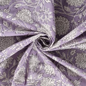 Purple Boho Floral Print Table Napkins Set - Image 8
