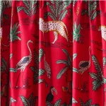 Red Forest Printed Pure Cotton Table Napkins - Image 8