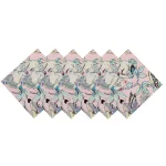 Restaurant Printed Cloth Pink Monkey Napkins - Image 2