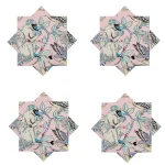 Restaurant Printed Cloth Pink Monkey Napkins - Image 6
