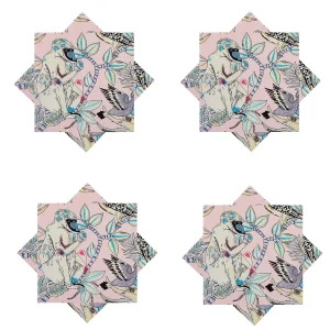 Restaurant Printed Cloth Pink Monkey Napkins - Image 6