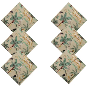 Restaurant Table Decor Beige Napkins (Washable) - Image 3