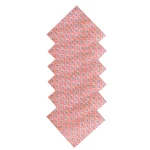 Reusable Pink Napkins Indian Hand Block Print Cotton Cloth - Image 5