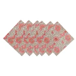 Sea Green Cotton Fabric Dinner Napkins Set - Image 4