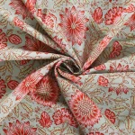 Sea Green Cotton Fabric Dinner Napkins Set - Image 8