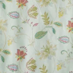 Sea Green Flower Printed Cotton Cloth Napkins - Image 8