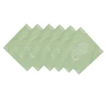 Sea Green Paisley Printed Pure Cotton Fabric Napkins - Image 5