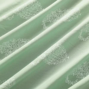 Sea Green Paisley Printed Pure Cotton Fabric Napkins - Image 6