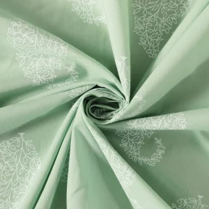Sea Green Paisley Printed Pure Cotton Fabric Napkins - Image 7