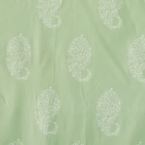 Sea Green Paisley Printed Pure Cotton Fabric Napkins - Image 8