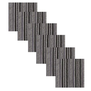 Stripe Printed Reusable Pure Cotton Napkins Set - Image 3