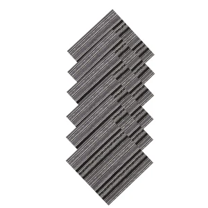 Stripe Printed Reusable Pure Cotton Napkins Set - Image 5