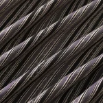 Stripe Printed Reusable Pure Cotton Napkins Set - Image 7