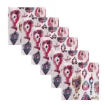 Table Decor Abstract Print Napkins Serviettes Cotton Fabric - Image 2