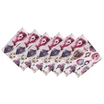Table Decor Abstract Print Napkins Serviettes Cotton Fabric - Image 4