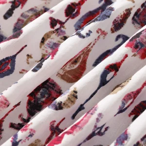 Table Decor Abstract Print Napkins Serviettes Cotton Fabric - Image 6
