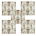 Table Decor Napkins Set White Printed - Image 3
