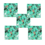 Table Decor Soft Cotton Green Napkins Set Of 48 PC - Image 2
