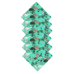 Table Decor Soft Cotton Green Napkins Set Of 48 PC - Image 5