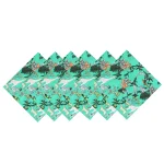 Table Decor Soft Cotton Green Napkins Set Of 48 PC