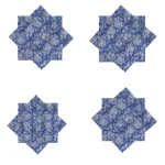 Wedding Party Table Decor Printed Cotton Napkins Set - Image 2