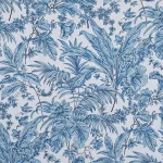 White Blue Floral Print 100% Cotton Napkins - Image 6
