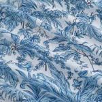 White Blue Floral Print 100% Cotton Napkins - Image 7