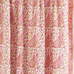 White Boho Table Napkins Paisley Printed - Image 8