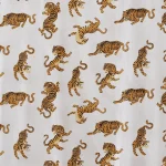 White Tiger Printed Cotton Cloth Dinner Reusable Napkin - Image 8