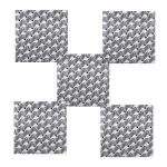 Zebra Printed Kitchen Table Napkin Set - Image 5