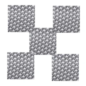 Zebra Printed Kitchen Table Napkin Set - Image 5