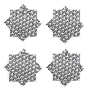 Zebra Printed Kitchen Table Napkin Set - Image 4