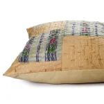 16" Beige Color Cushion Cover Patchwork Decor - Image 4
