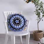 16" Embroidered Decorative Sofa Cushion Cover