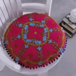 16'' Ethnic Suzani Embroidered Cushion Cover - Image 3