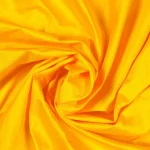 Beautiful Solid Yellow Dupioni Silk Fabric