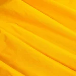 Beautiful Solid Yellow Dupioni Silk Fabric - Image 2