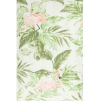 Green Owls Birds Printed Pillow Cover Kantha Quilted - Image 5