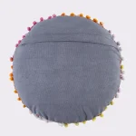Grey Suzani Embroidered Cushion Cover - Image 5
