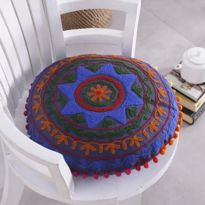 Hand Embroidered Suzani Cushion Cover - Image 3