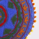 Hand Embroidered Suzani Cushion Cover - Image 4