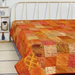 Handmade Kantha Quilt Home Bed Decor Queen Bedspread