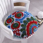 Home, Car, Office, Hotel Etc. Decor 16" Round Pillow Case - Image 3