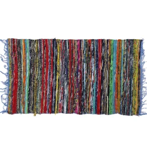 Home Floor Decor Runner Yoga Mat Blue Carpet - Image 3